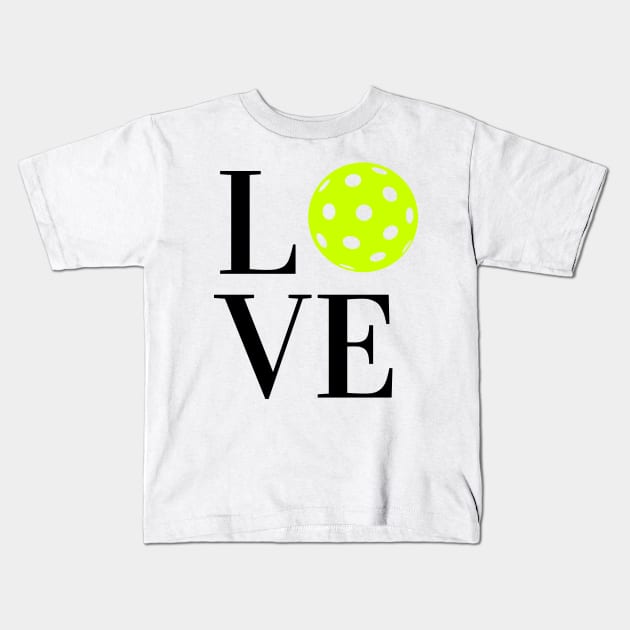 Love Pickleball Kids T-Shirt by Hayden Mango Collective 